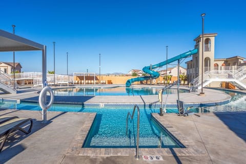 Pool Paradise: Dive into fun with our stunning pool and thrilling water slide!