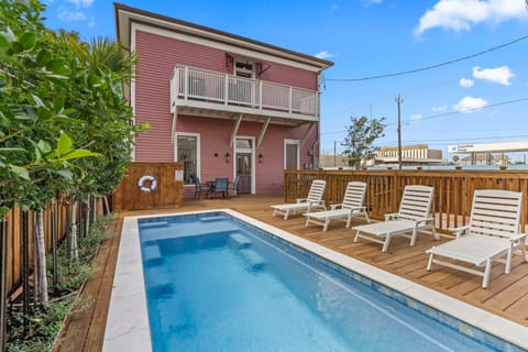 Charming retreat with a private pool and sun-soaked deck, perfect for relaxing in style.