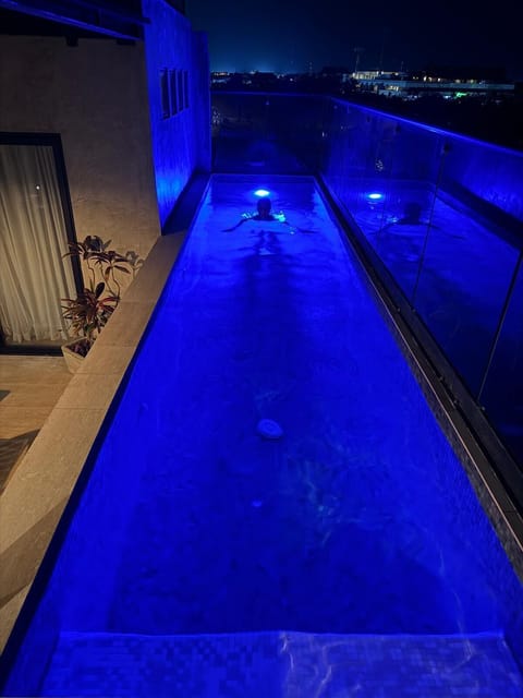 Private pool is perfect for dipping after a long day sightseeing