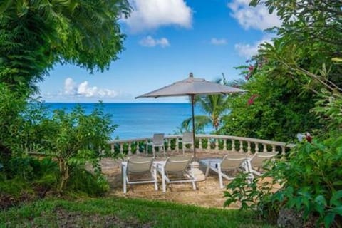Sun loungers for our guest's use.