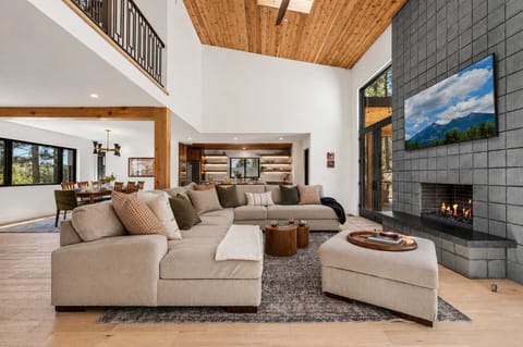 Gather in Luxury Around the Fireplace