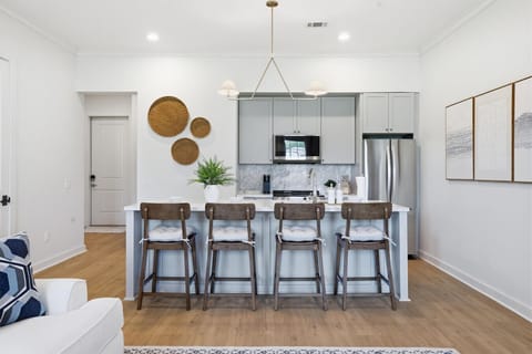 Cozy kitchen for beach trip essentials