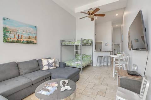 Galveston Vacation Rental | 1BR | 1BA | 800 Sq Ft | Step-Free Access (Elevator)