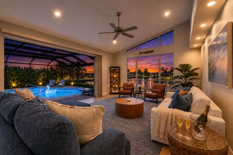 Beautiful 3 bedroom, 2 bathroom waterfront home with private pool in Punta Gorda, FL