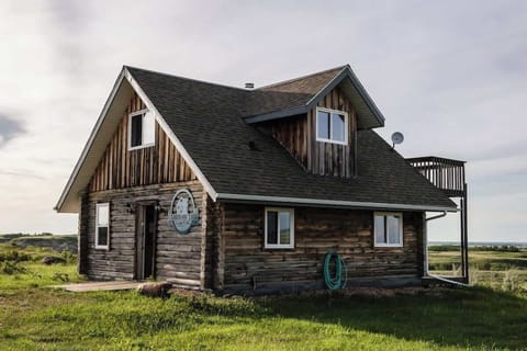 View Of Cabin On The Coulee From Southeast