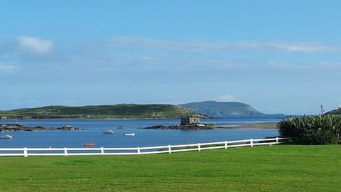 View from the lawns of the local bar 