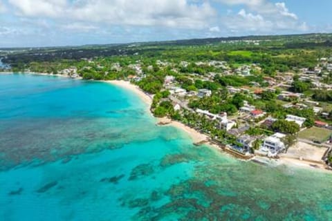 External view of Martangie which flows directly onto the beach and beautiful clear sea.