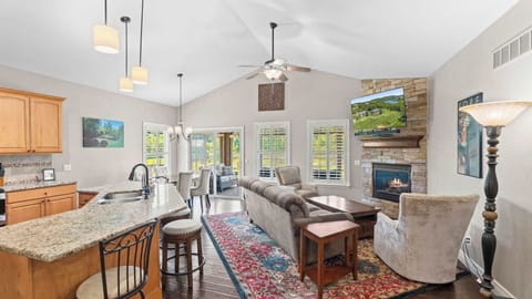 Enjoy the breezy, open flow of the main-level living spaces​