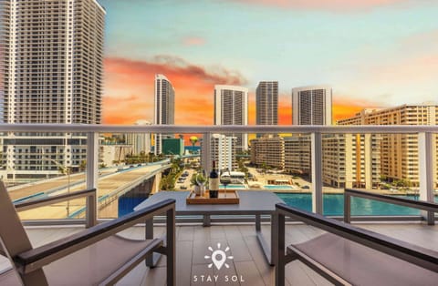 Apartment and balcony views 