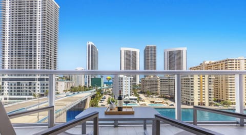 Apartment and balcony views 