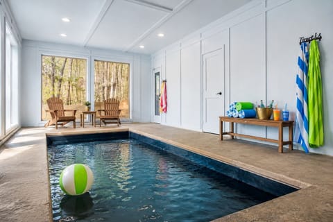 Private, indoor pool!