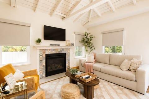 Comfortable shared space for movie nights and good conversations.