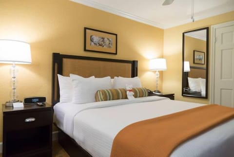 Recharge in plush pillows with softly lit, peaceful ambiance.
