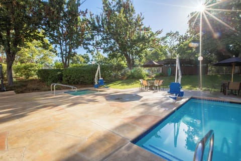 Soak up golden sunshine with refreshing swims and poolside calm.