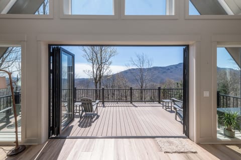 View from main level. Grandfather Mountain close up! 