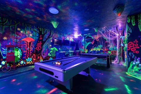 Enjoy the amazing game room!