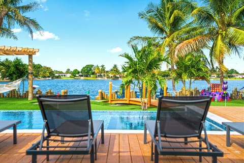 Enjoy both pool and lake views for a relaxing stay