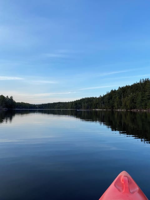 quiet setting on Hogdon Pond