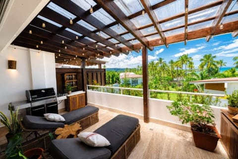 Grill and Lounge chairs - second floor terrace
