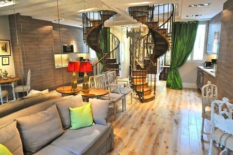LIVING ROOM AND OPEN KITCHEN