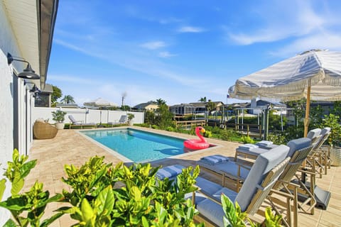 Poolside Patio | Private Saltwater Pool