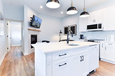 Cook, dine, and feel at home in our fully equipped kitchen, complete with modern appliances, cookware, and all the essentials for your stay.