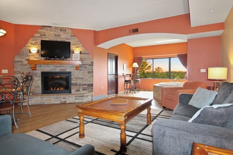 Spacious living room, perfect for family and friend gatherings