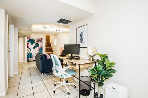Second Monitor & Dedicated WIFI and ergonomic office chair for remote workers