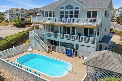 Aerial View of Salty Crab