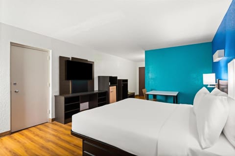 Bedroom. Interior and views may vary based on location and availability