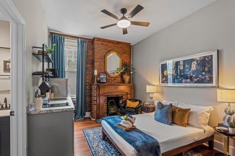 2nd floor studio with private bathroom