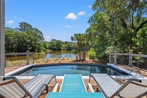 Pool Deck Overlooking the Lagoon