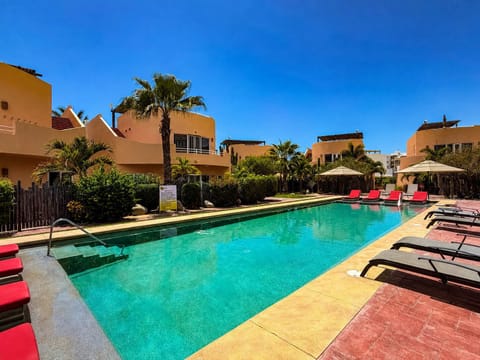 Expansive poolside area perfect for soaking up the Baja sun.