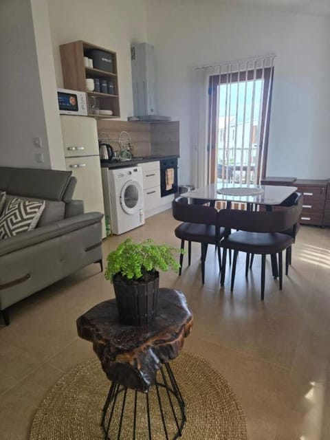 View of the lounge, dining and kitchen space