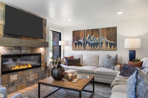 Living Room with Fireplace