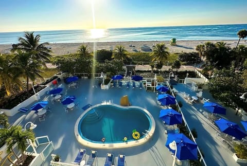 Wake up to sweeping ocean views above the resort pool.
