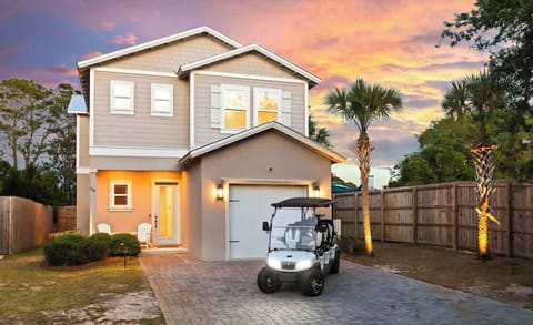 Exterior: On-site parking for 4 vehicles (all in driveway)