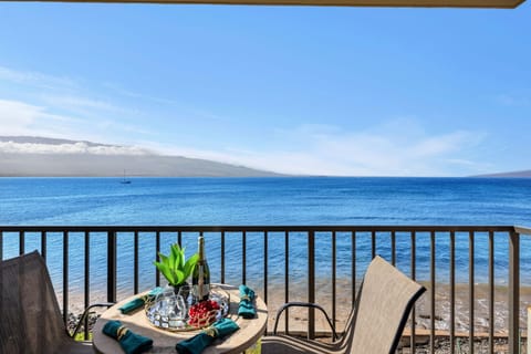 Dine outdoors with panoramic oceanfront views