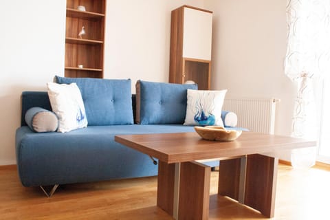 Sofa bed, TV