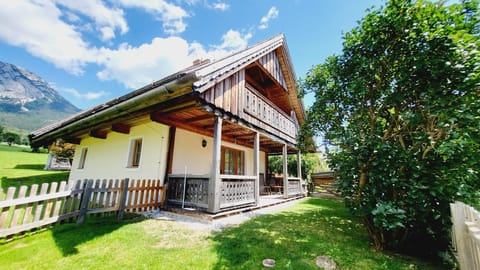 Main view of the building in summer