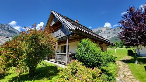 Main view of the building in summer