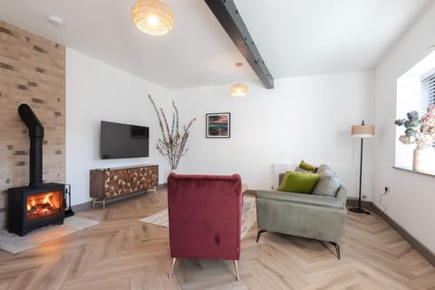 Lounge with Wood Burning Fire