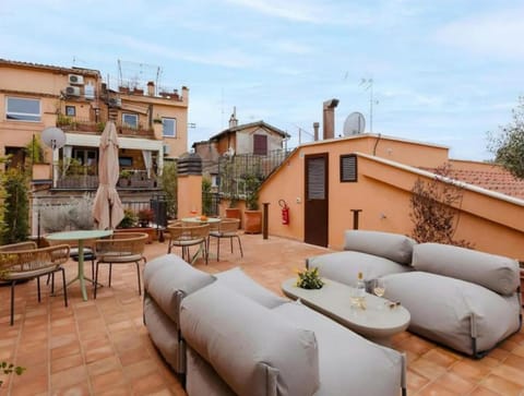 Shared rooftop terrace