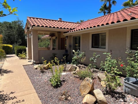 Main entrance to our house 