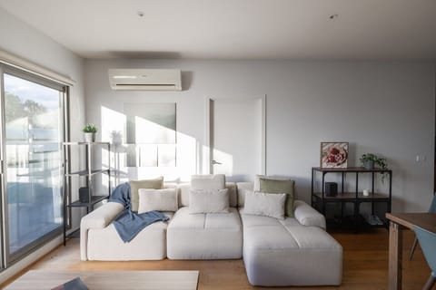 Relax and recharge in our light-filled, modern apartment, perfect for curling up on the chaise lounge after a day of exploring.