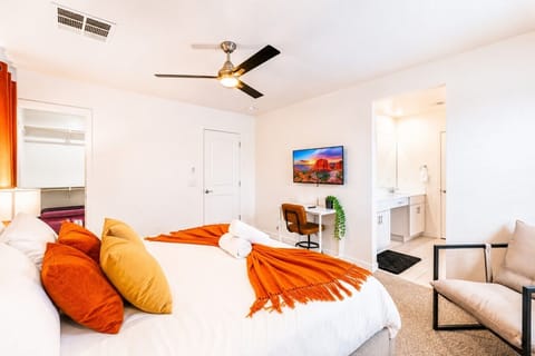 Enjoy a peaceful night`s sleep with comfortable bedding, quality linens and a relaxing atmosphere.