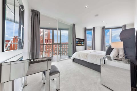 Wake up to warm natural light and start your day feeling refreshed.