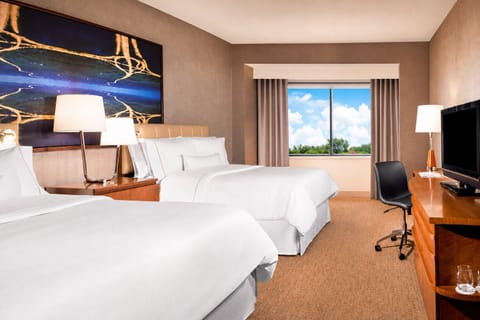 Unwind in a bright double-bed room with scenic views.