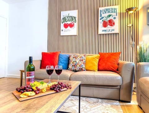 Relax in your bright and stylish living space