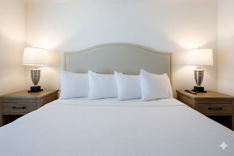 Bedroom. Interior and views may vary based on location and availability
